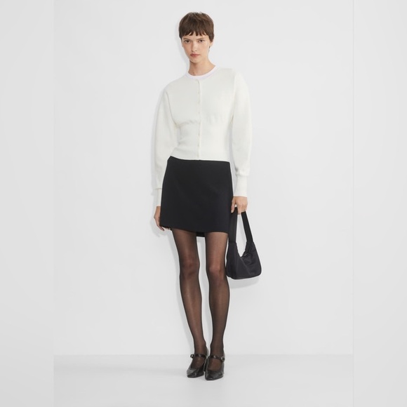 Aritzia Wilfred Golightly Cardigan Light Birch Size Small - Picture 1 of 14